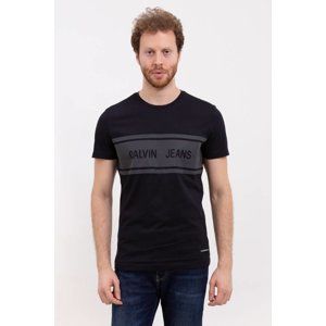 Calvin Klein pánské černé tričko Reflective - L (099)